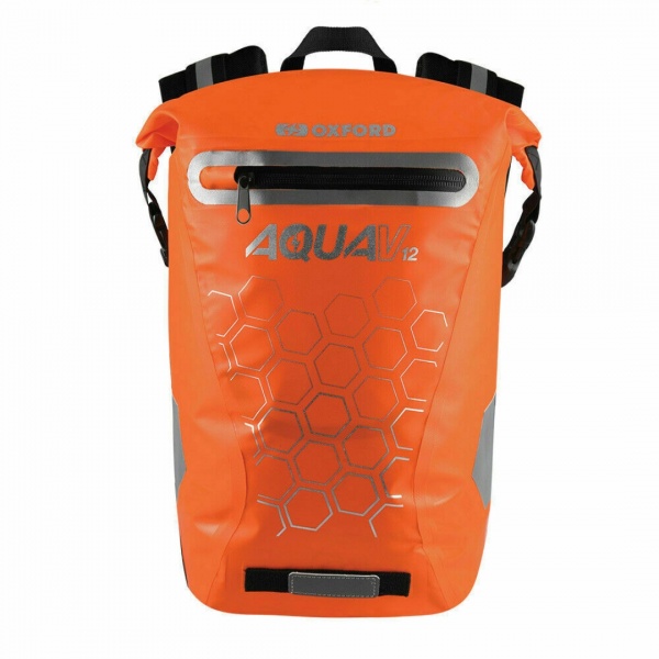Oxford Aqua V12 / V20 waterproof HI-VIS backpack - Orange